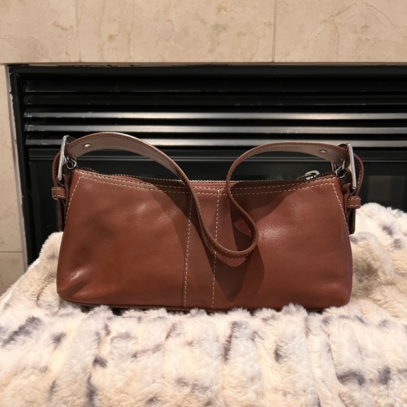 Coach NEW with tag Brown leather vintage handbag - Picture 2 of 2